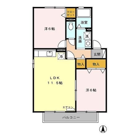 ウィルモア 壱番館・弐番館の物件間取画像